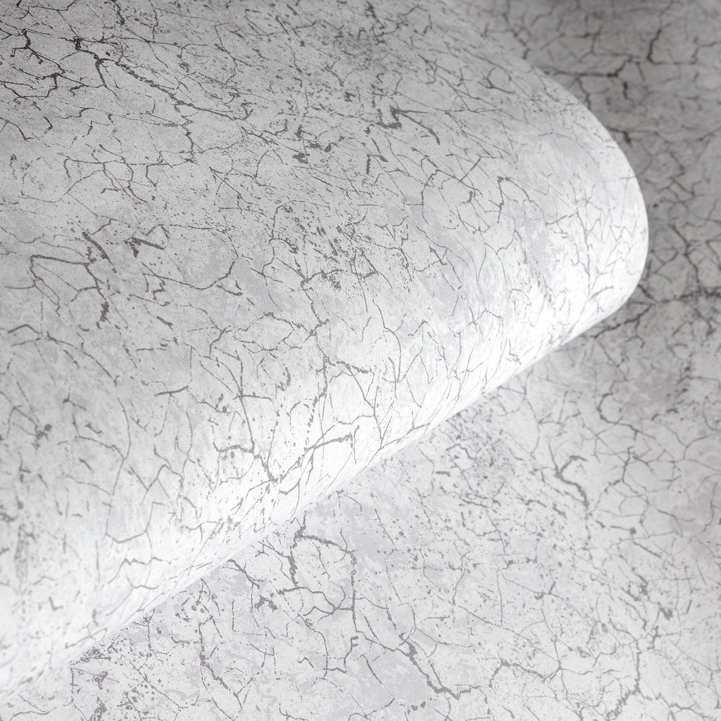 Galerie Bento Silver Grey Wallpaper