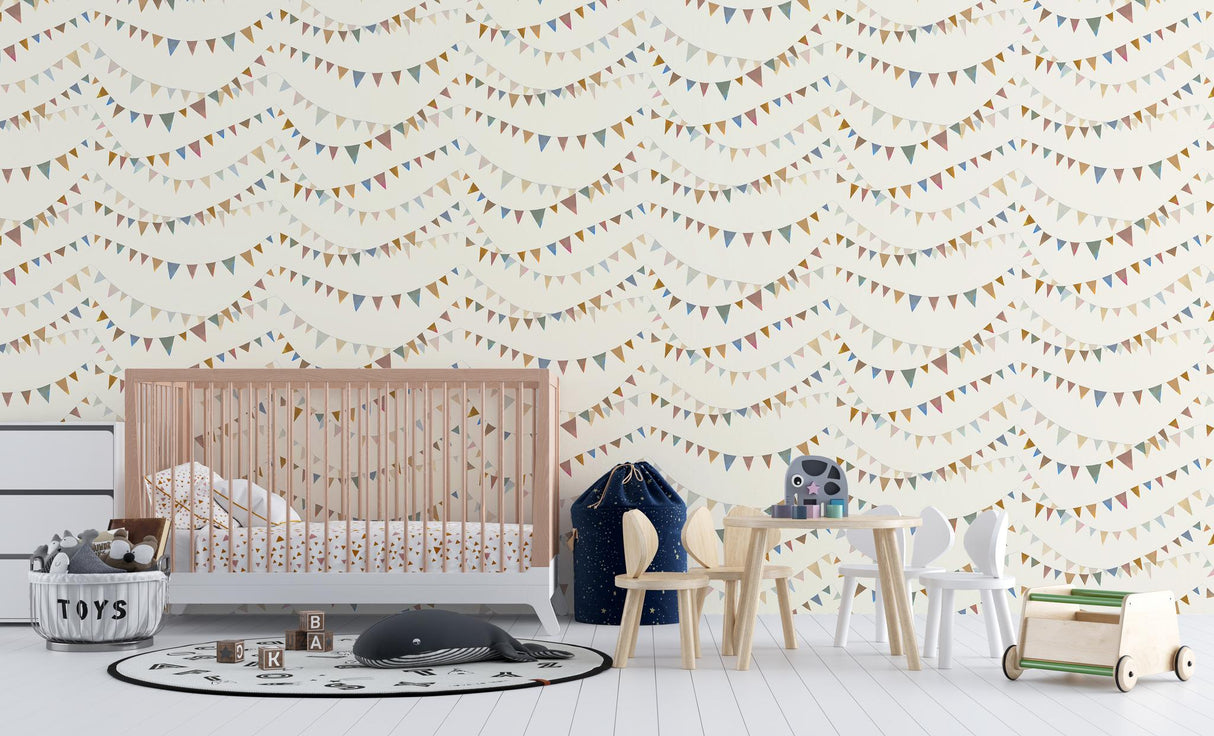 Galerie Garland Cream Wallpaper