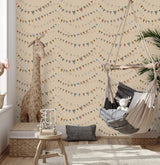 Galerie 26825 Great Kids Garland Beige Wallpaper 26825 Beige Wallpaper