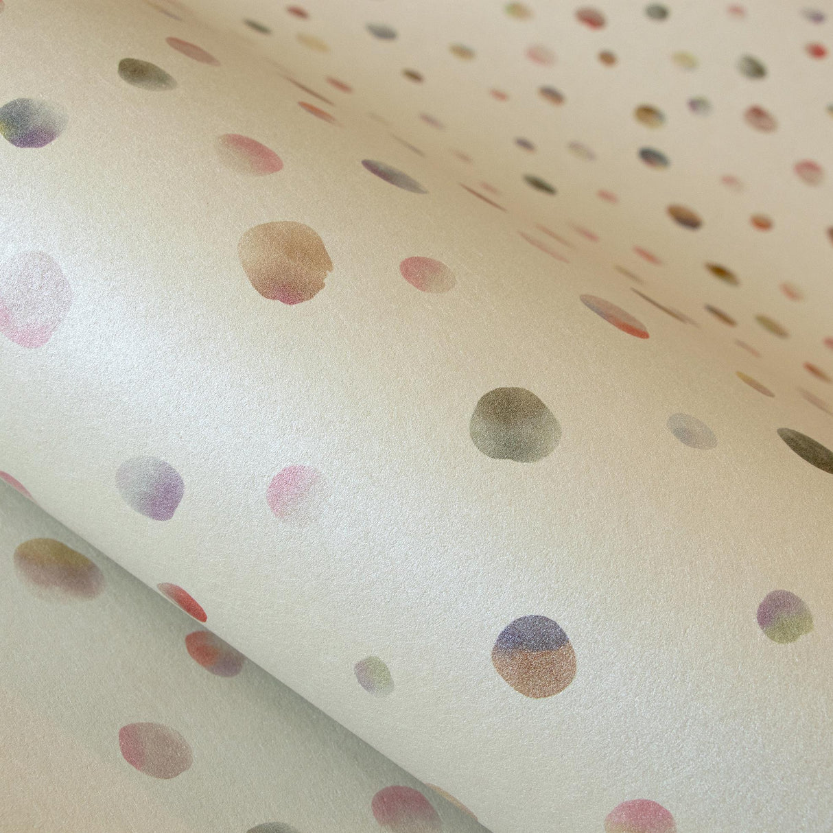 Galerie Watercolor Dots Cream Wallpaper