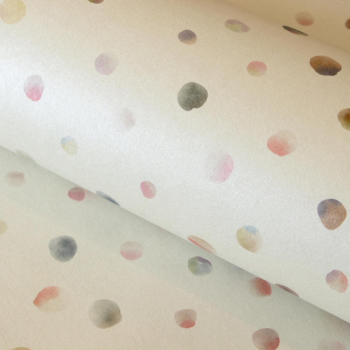 Galerie Watercolor Dots Cream Wallpaper