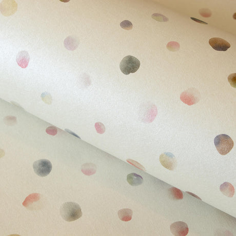 Galerie Watercolor Dots Cream Wallpaper