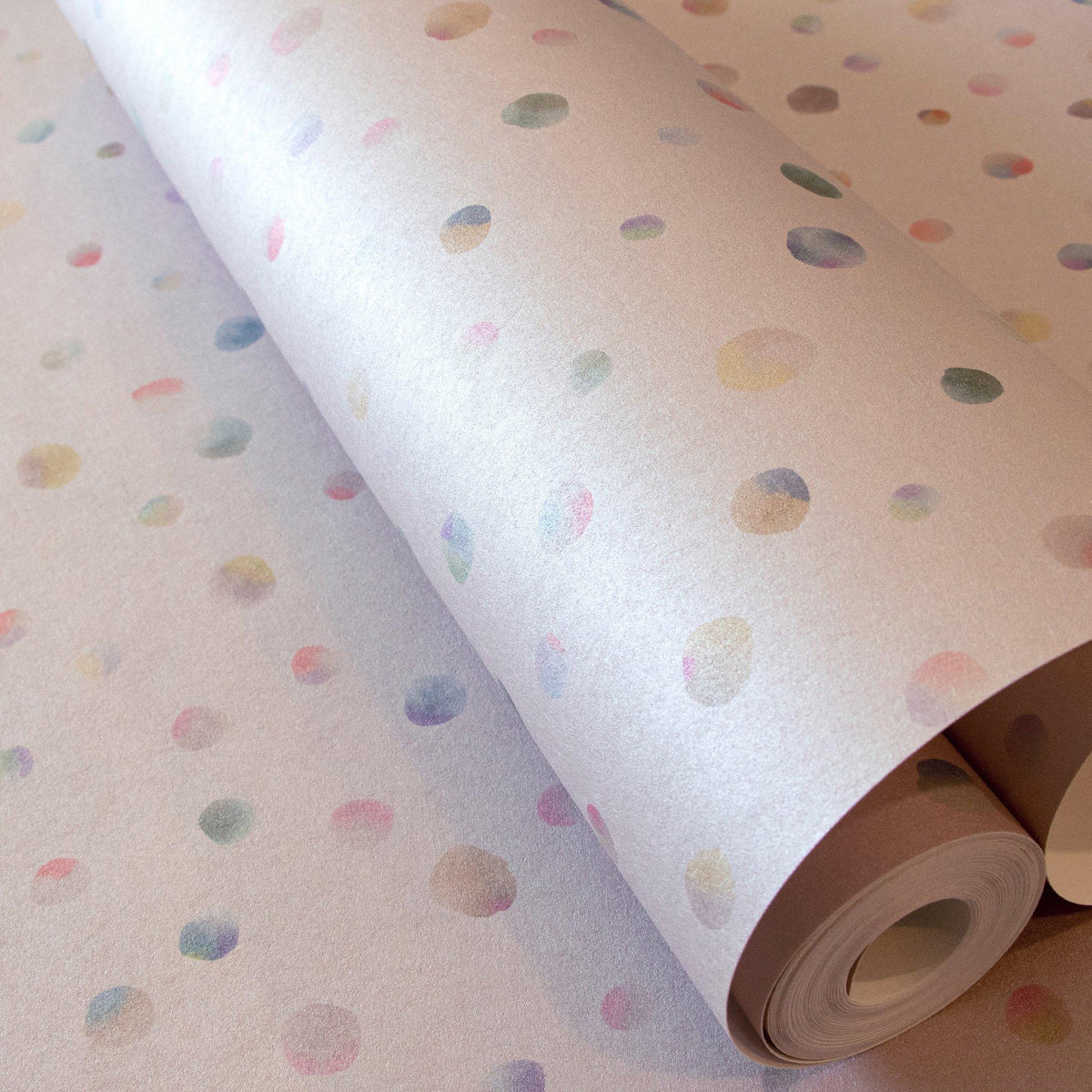 Galerie 26835 Great Kids Watercolor Dots Pink Wallpaper 26835 Pink Wallpaper