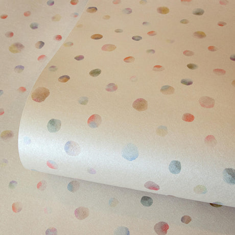 Galerie Watercolor Dots Beige Wallpaper