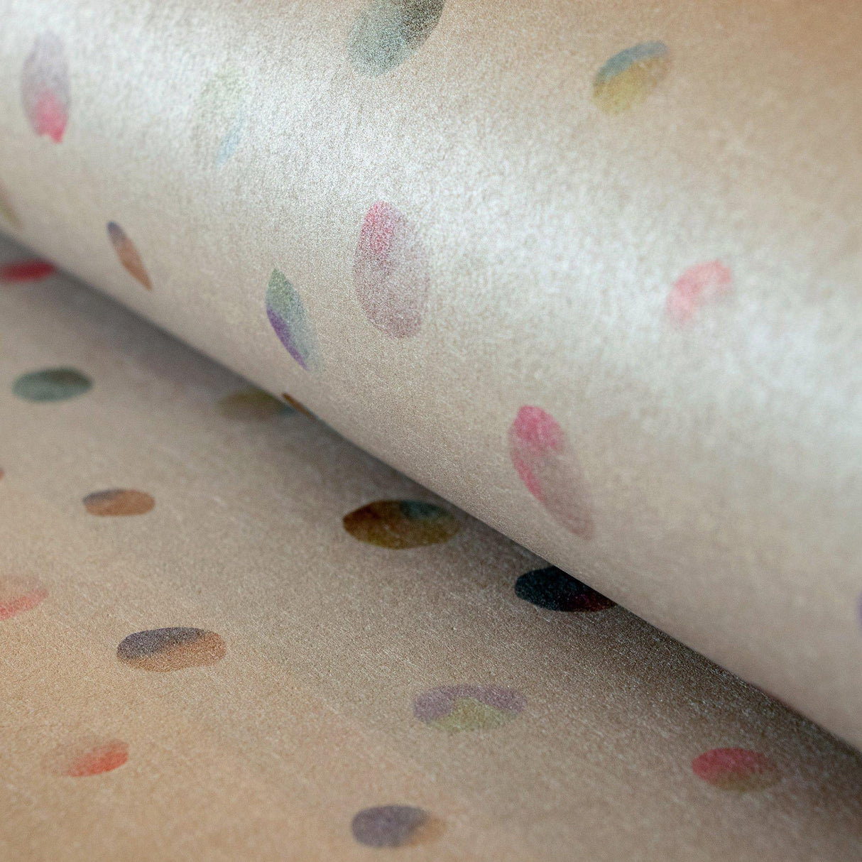 Galerie 26838 Great Kids Watercolor Dots Beige Wallpaper 26838 Beige Wallpaper