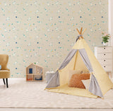 Galerie 26831 Great Kids Super Space Beige Wallpaper 26831 Beige Wallpaper