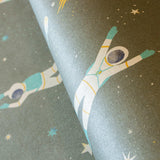 Galerie 26832 Great Kids Super Space Silver Grey Wallpaper 26832 Silver Grey Wallpaper