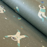 Galerie Super Space Silver Grey Wallpaper