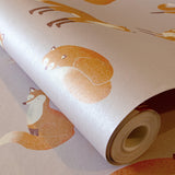 Galerie 26840 Great Kids Friendly Foxes Pink Wallpaper 26840 Pink Wallpaper