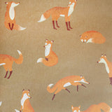 Galerie Friendly Foxes Bronze Brown Wallpaper