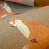 Galerie Friendly Foxes Bronze Brown Wallpaper