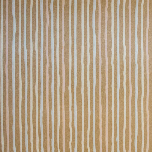 Galerie Stripes Bronze Brown Wallpaper
