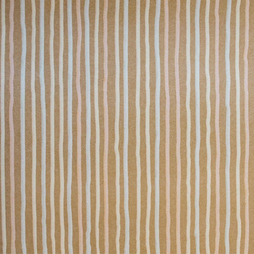Galerie Stripes Bronze Brown Wallpaper
