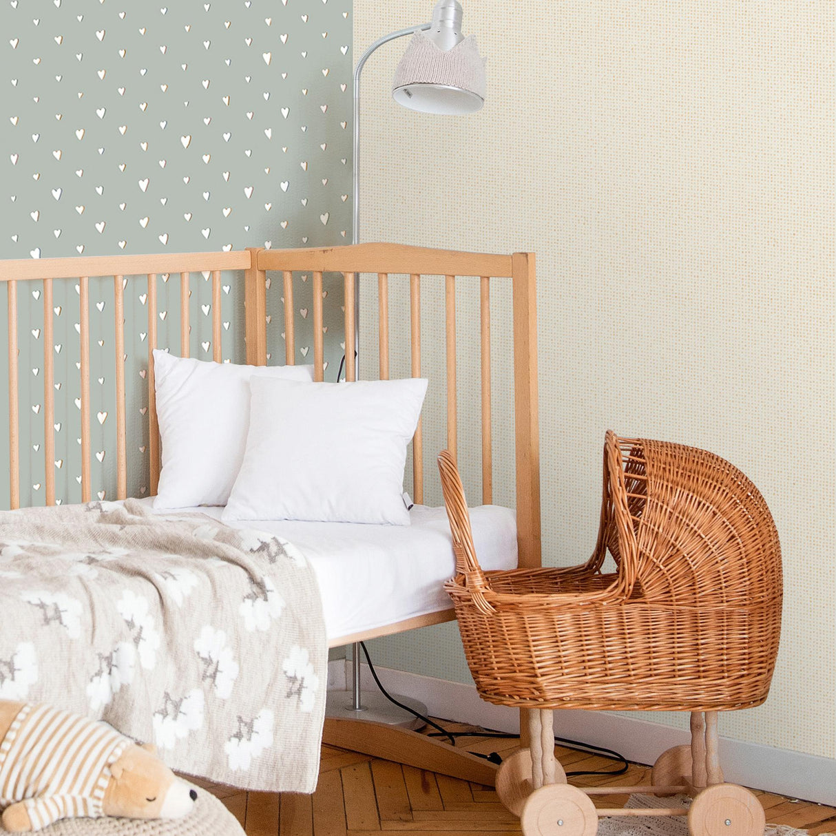 Galerie Mini Dots Cream Wallpaper