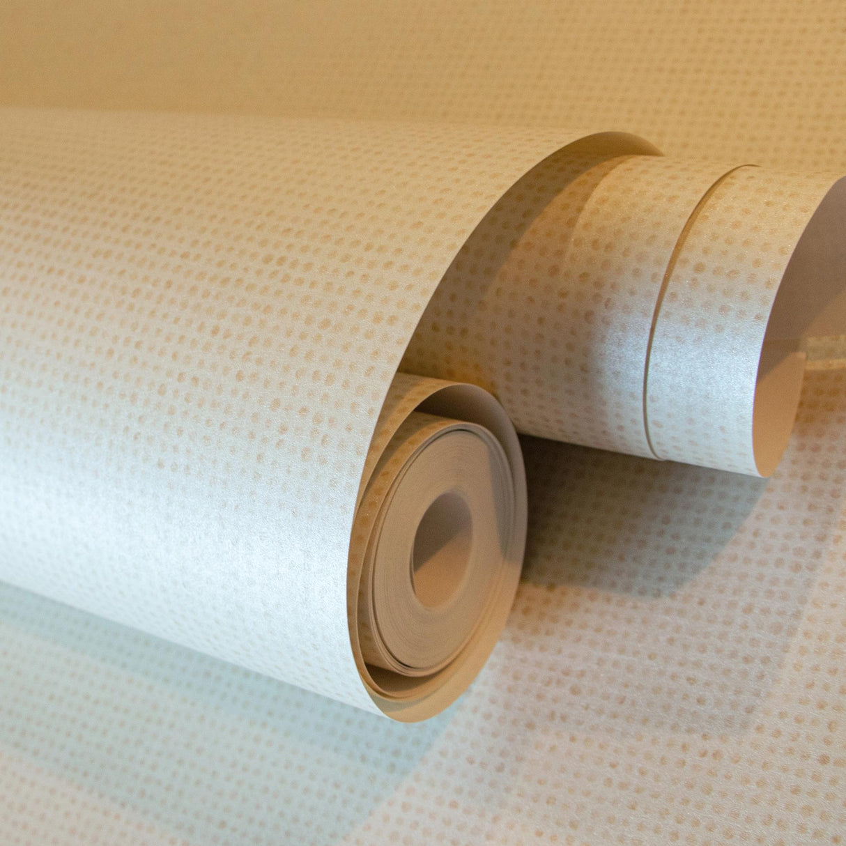 Galerie Mini Dots Cream Wallpaper