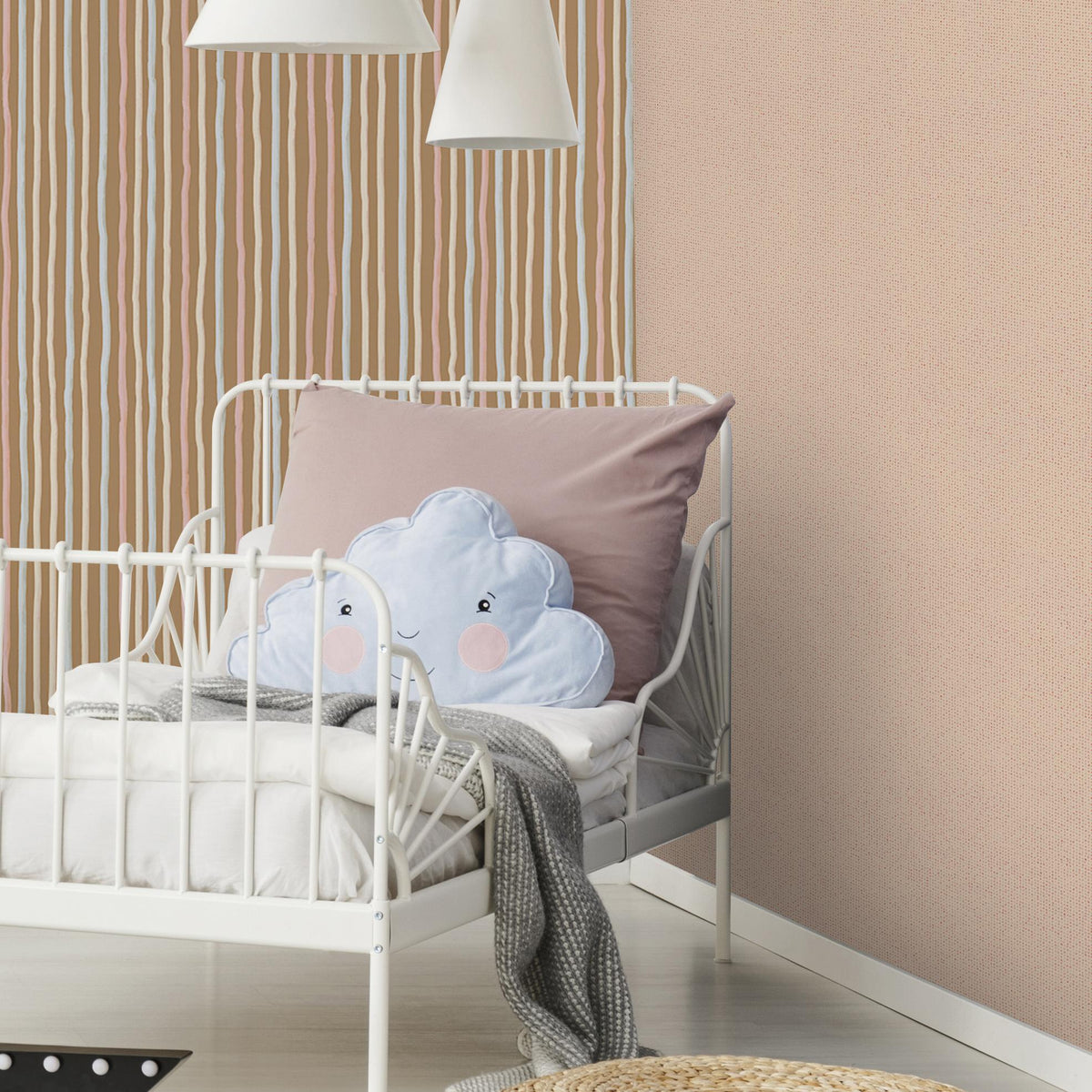 Galerie Mini Dots Beige Wallpaper