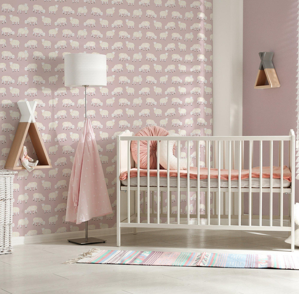 Galerie 26827 Great Kids Sweet Sheep Pink Wallpaper 26827 Pink Wallpaper