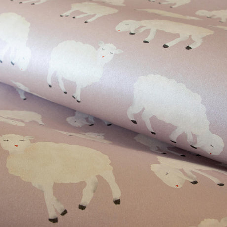 Galerie Sweet Sheep Pink Wallpaper