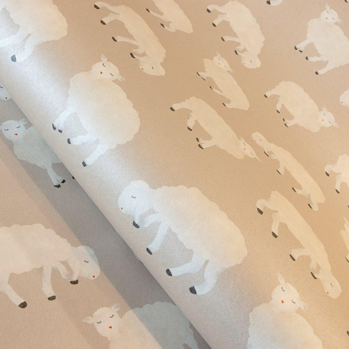Galerie 26830 Great Kids Sweet Sheep Beige Wallpaper 26830 Beige Wallpaper