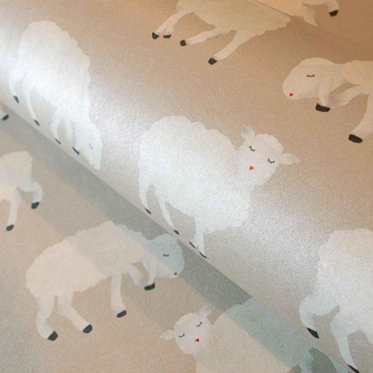 Galerie Sweet Sheep Beige Wallpaper