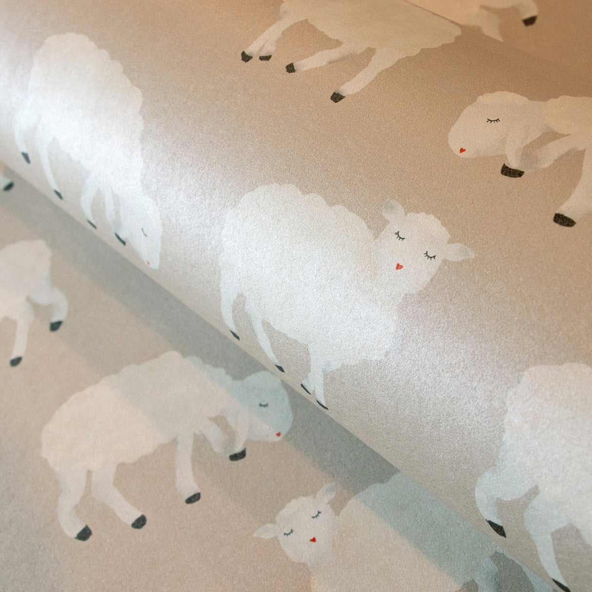 Galerie 26830 Great Kids Sweet Sheep Beige Wallpaper 26830 Beige Wallpaper