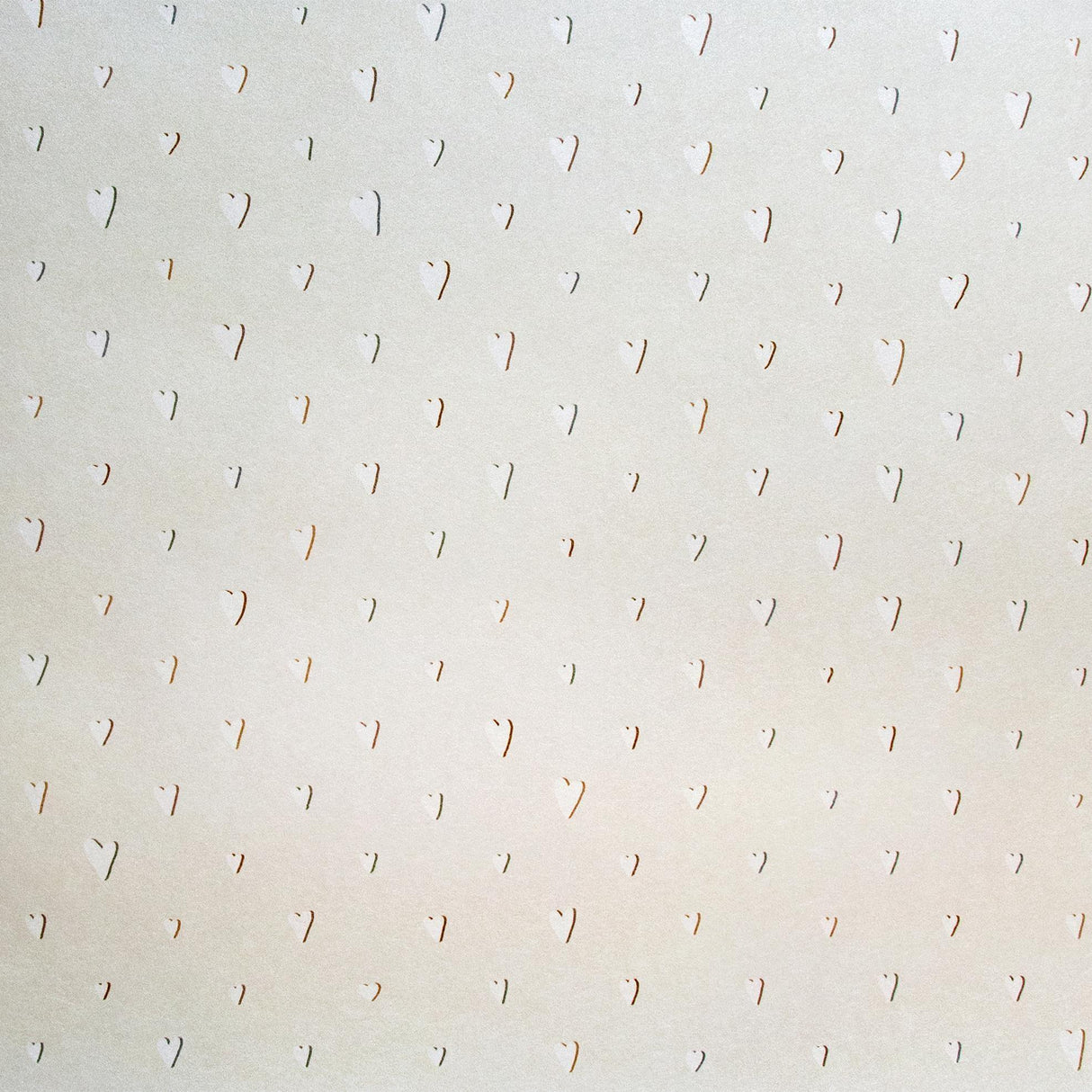 Galerie Hearts Cream Wallpaper