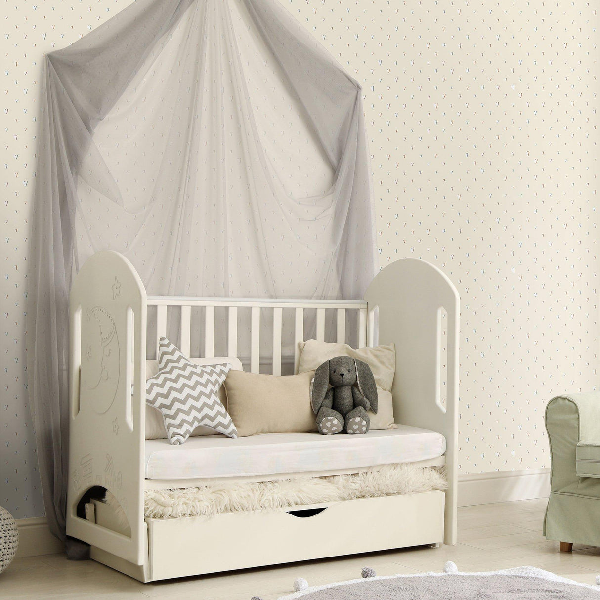 Galerie 26816 Great Kids Hearts Cream Wallpaper 26816 Cream Wallpaper
