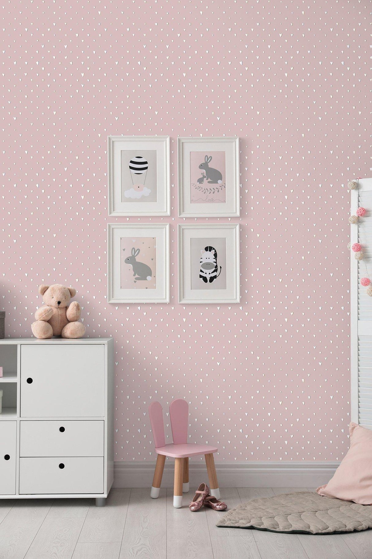 Galerie 26817 Great Kids Hearts Pink Wallpaper 26817 Pink Wallpaper