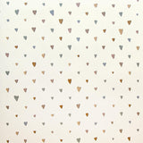 Galerie Coloured Hearts Cream Wallpaper