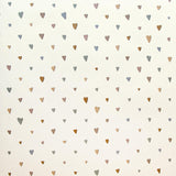 Galerie Coloured Hearts Cream Wallpaper