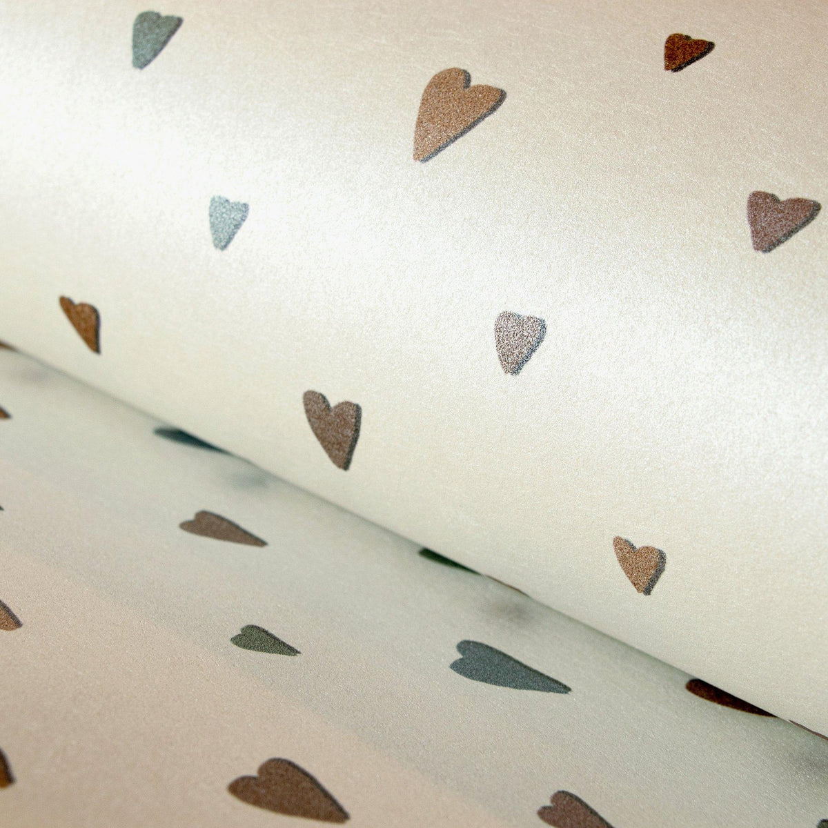 Galerie 26814 Great Kids Coloured Hearts Cream Wallpaper 26814 Cream Wallpaper