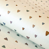 Galerie 26814 Great Kids Coloured Hearts Cream Wallpaper 26814 Cream Wallpaper