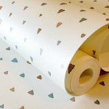 Galerie 26814 Great Kids Coloured Hearts Cream Wallpaper 26814 Cream Wallpaper