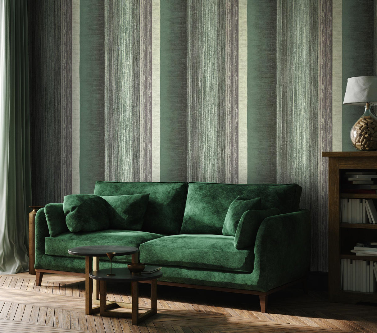 Galerie Poseidon Green Wallpaper