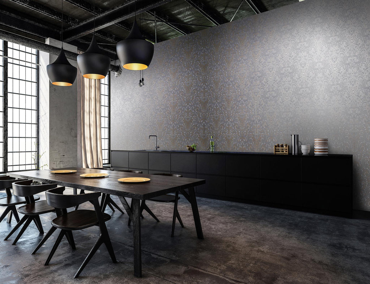 Galerie Ares Bronze Brown Wallpaper