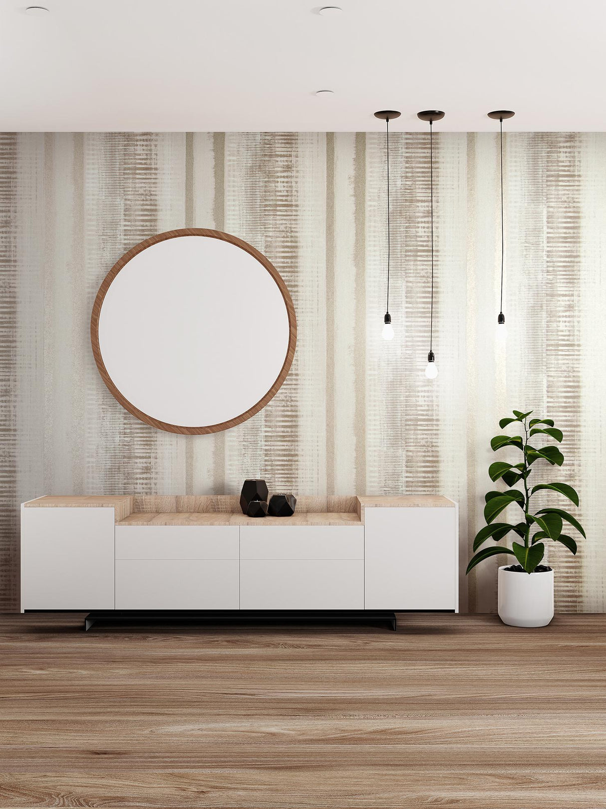 Galerie Hermes Cream Wallpaper