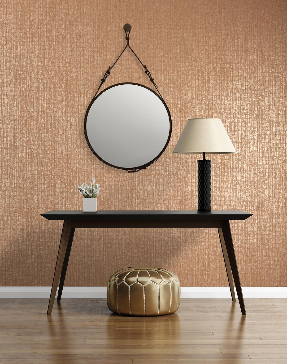 Galerie Zeus Bronze Brown Wallpaper
