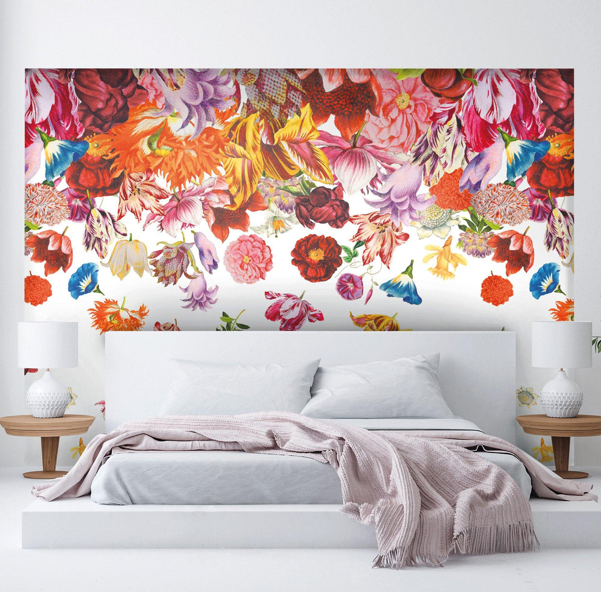 Galerie 18003 Tropical Flower Rain Multi-coloured Mural 18003 Multi-coloured Mural