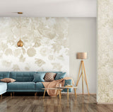 Galerie 18004 Tropical Flower Rain Beige Mural 18004 Beige Mural