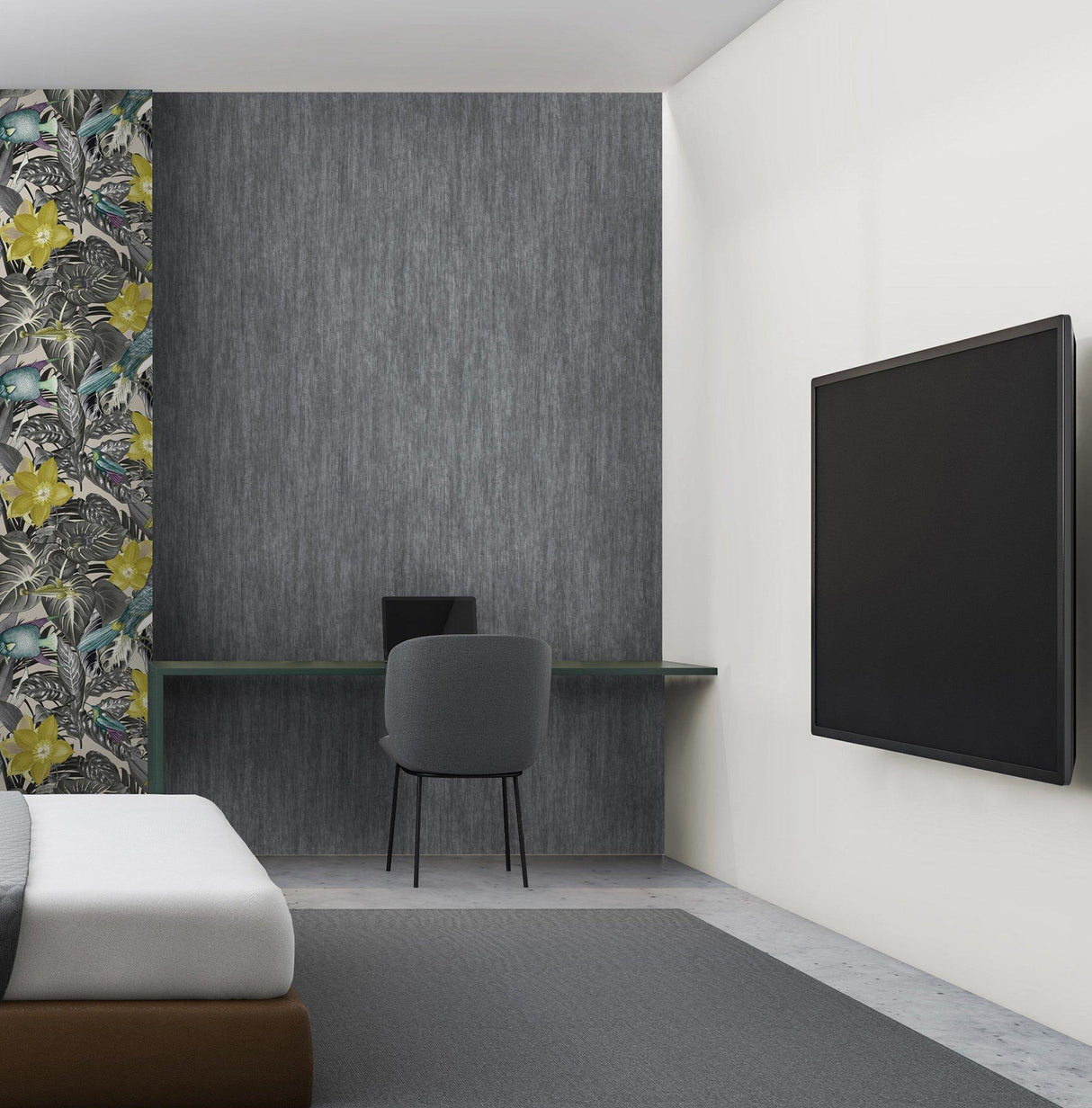 Galerie 26724 Tropical Tuvalu Black Wallpaper 26724 Black Wallpaper