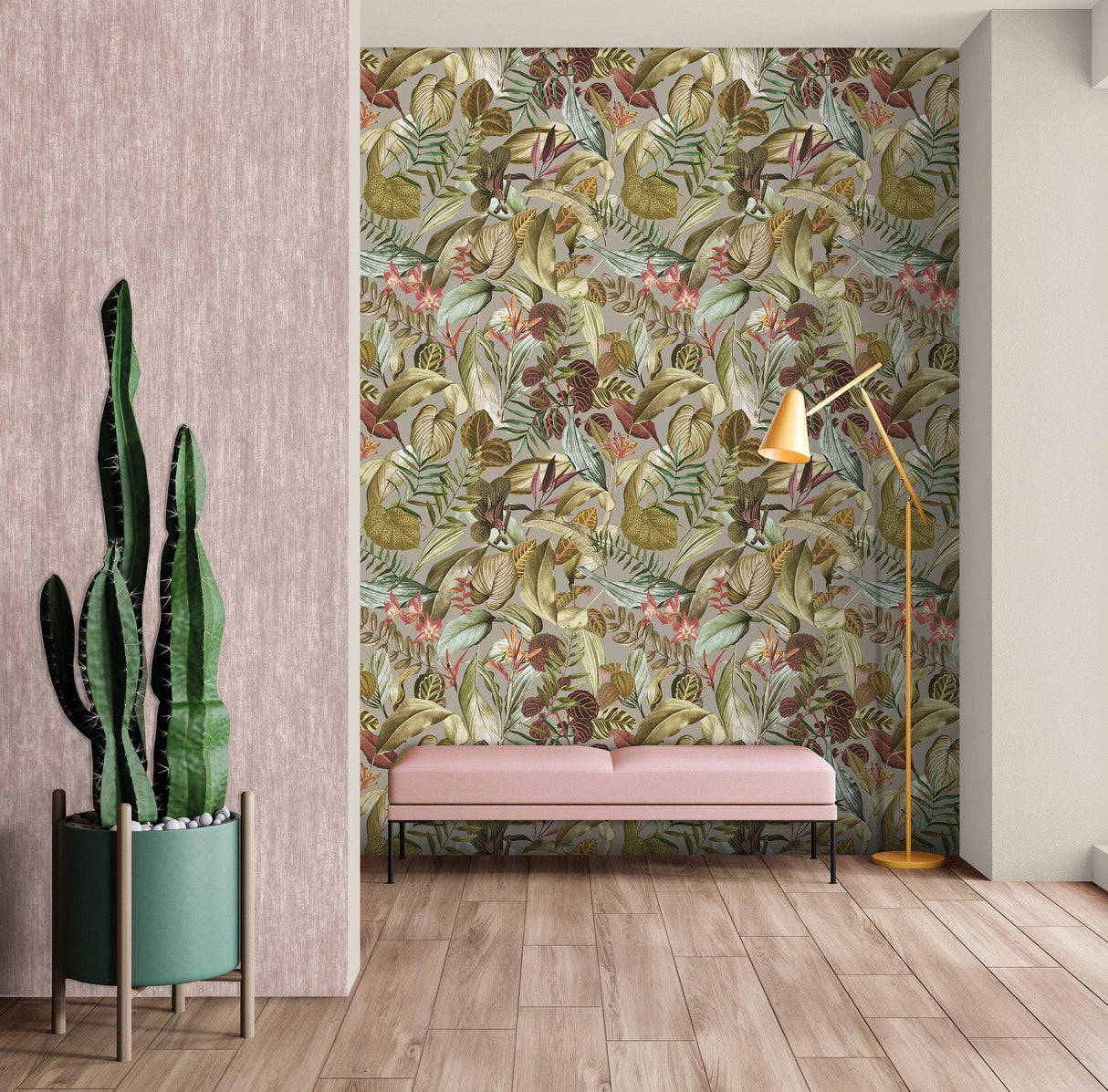 Galerie 26738 Tropical Kiribati Beige Wallpaper 26738 Beige Wallpaper