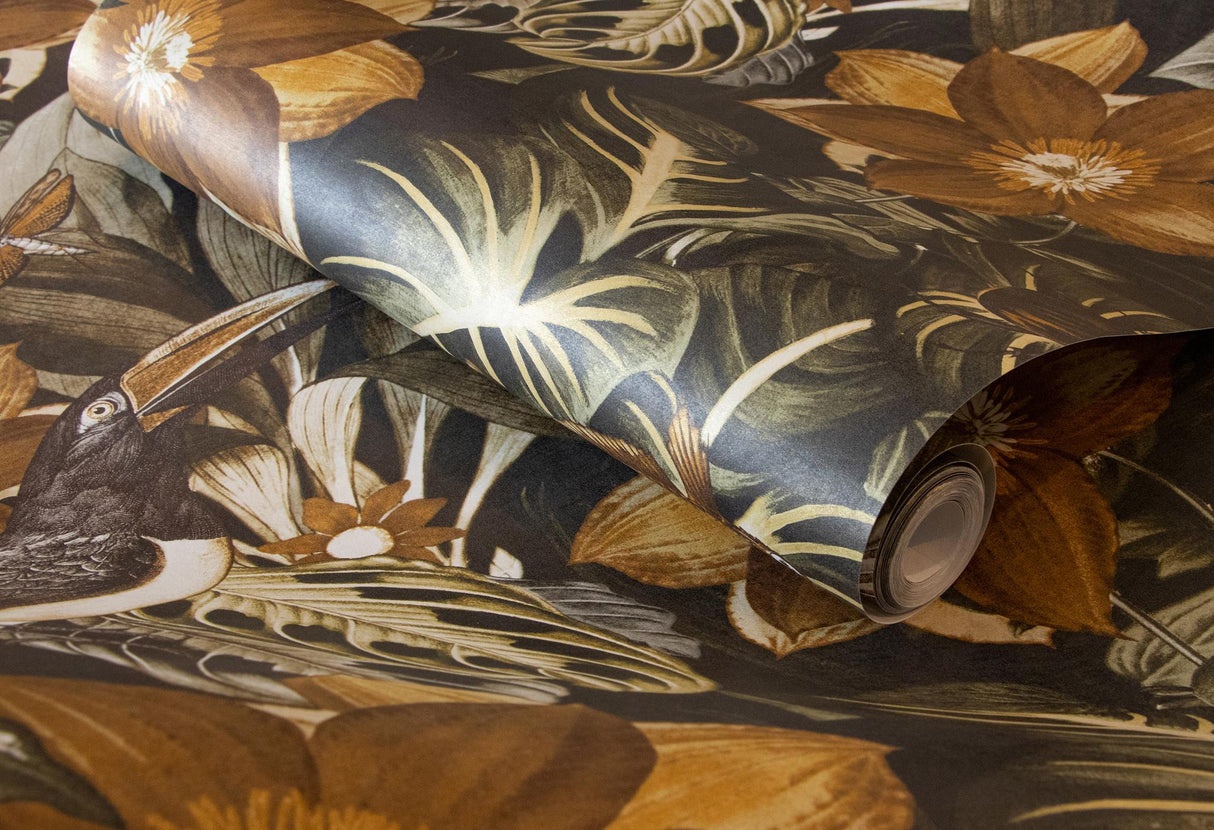 Galerie Palau Bronze Brown Wallpaper