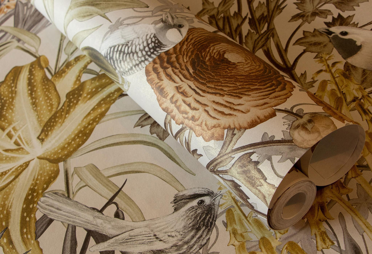 Galerie Moorea Beige Wallpaper