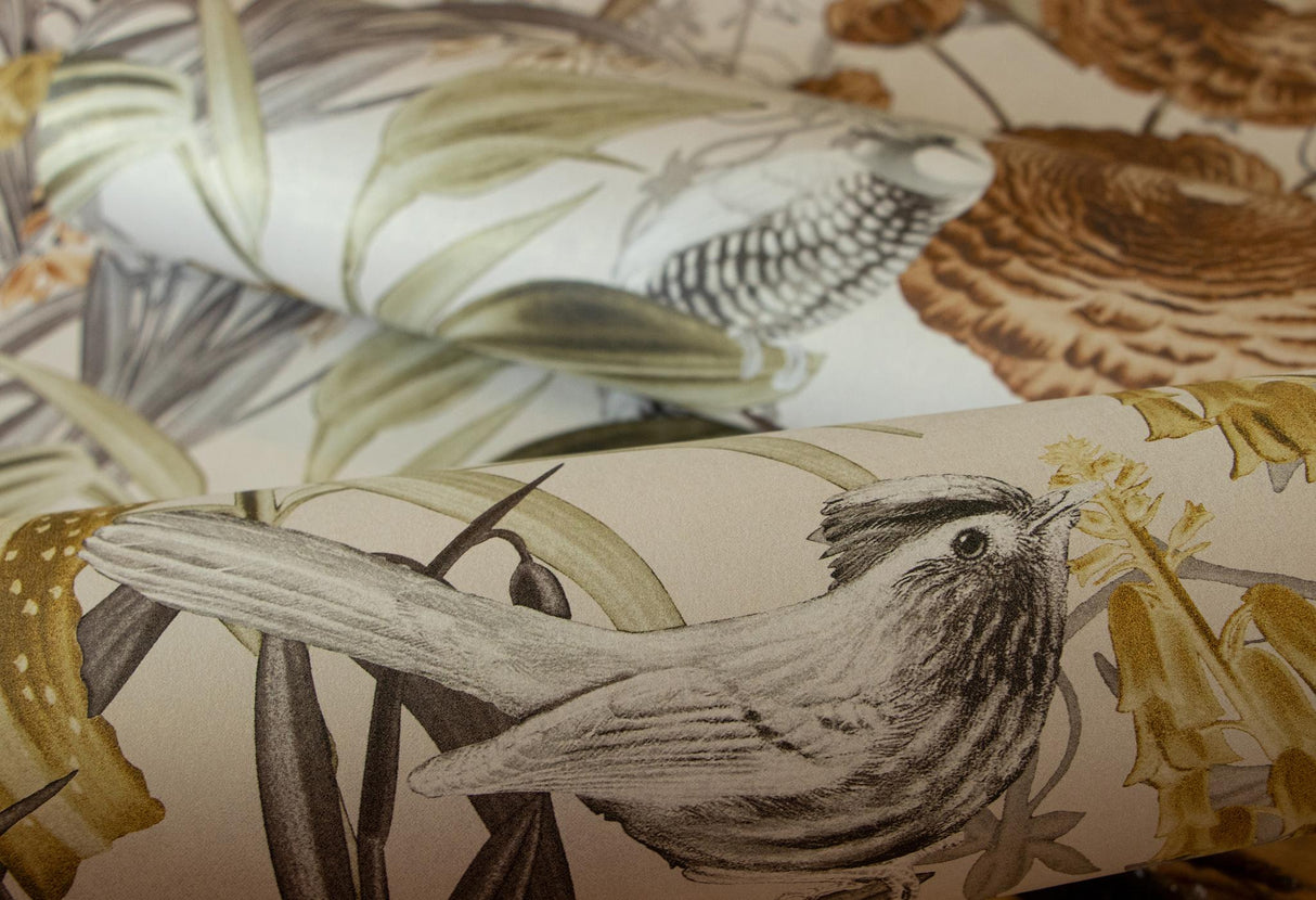 Galerie Moorea Beige Wallpaper
