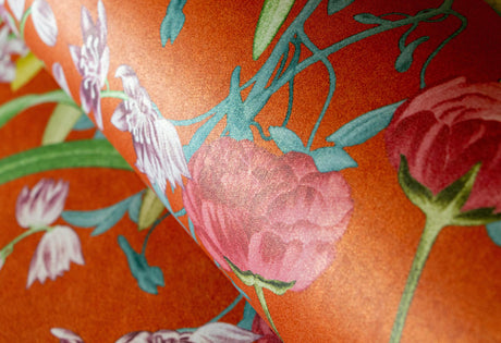 Galerie Moorea Orange Wallpaper