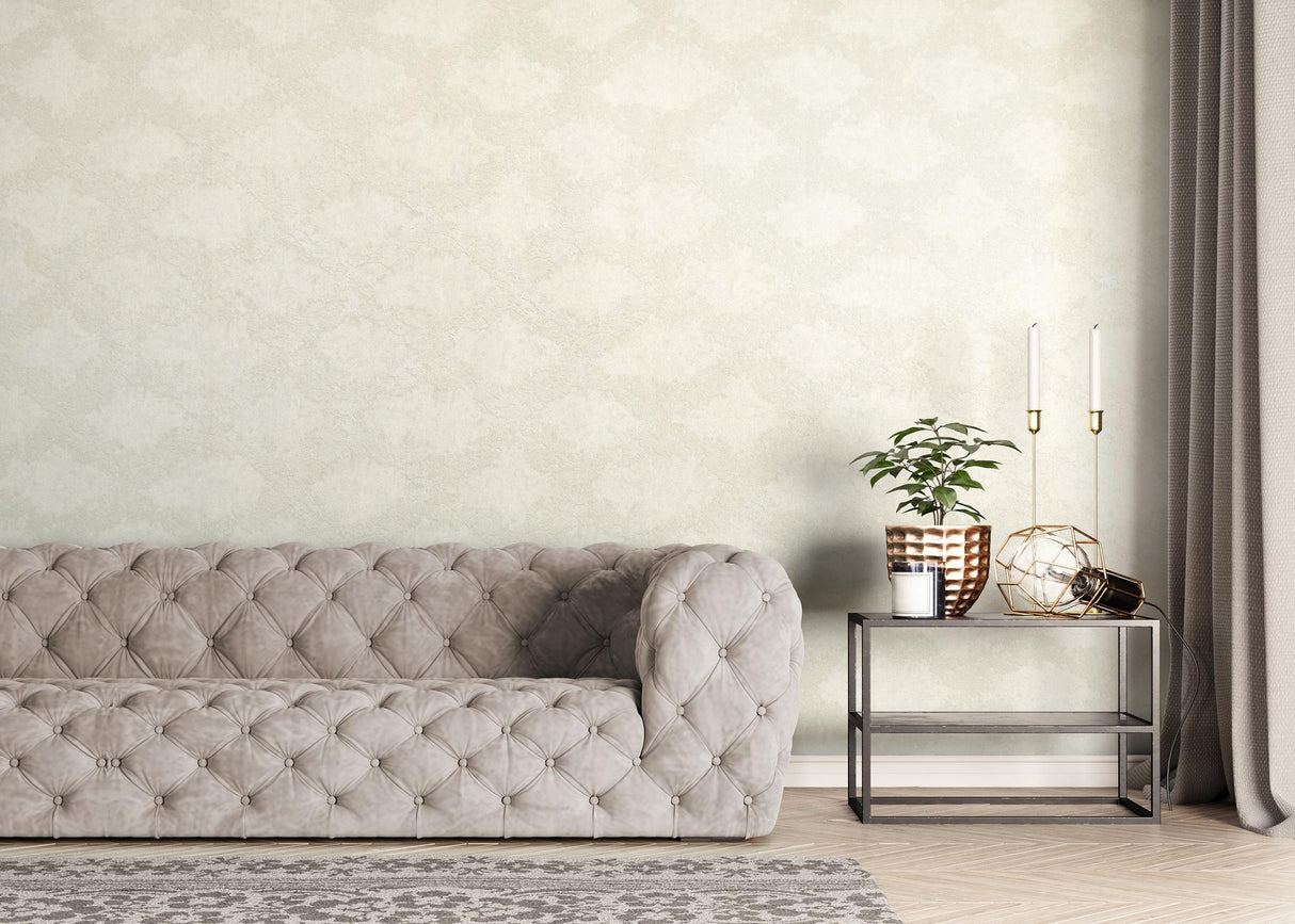 Galerie Stamped Cream Wallpaper