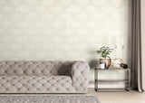 Galerie Stamped Cream Wallpaper