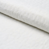 Schumacher Arles Embroidery Oyster Fabric