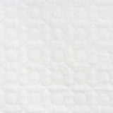 Schumacher Arles Embroidery Oyster Fabric