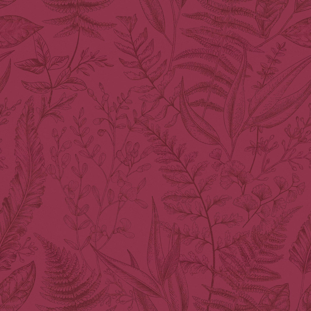Galerie Botanical Red Wallpaper